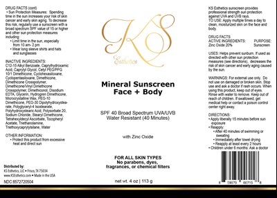 Product Label (205 Ks Esthetics)
